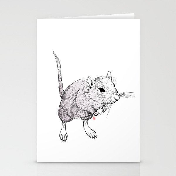 Gerbil On Stationery Cards