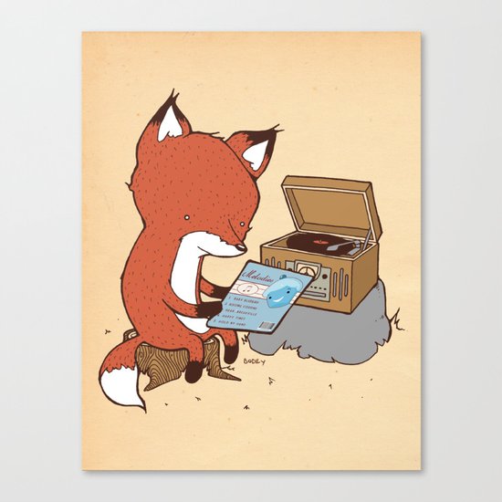 Record Player Canvas Print