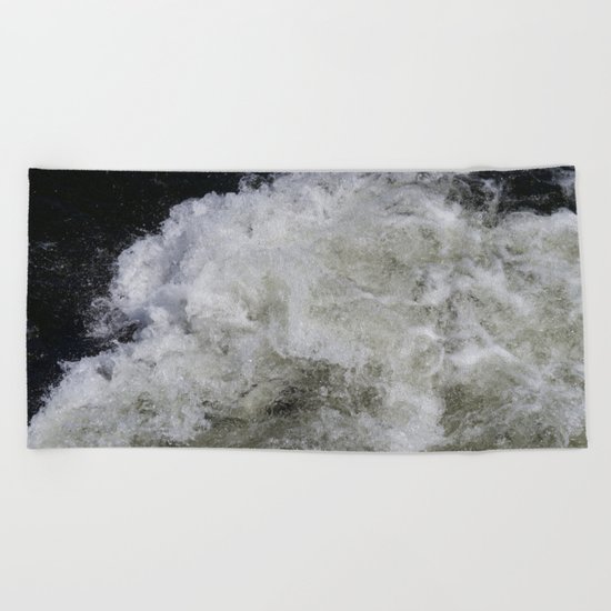 Rushing Water Beach Towel