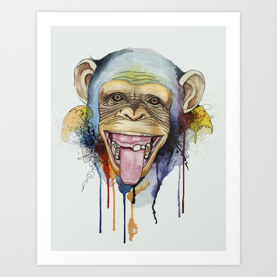 monkey 2 Art Print