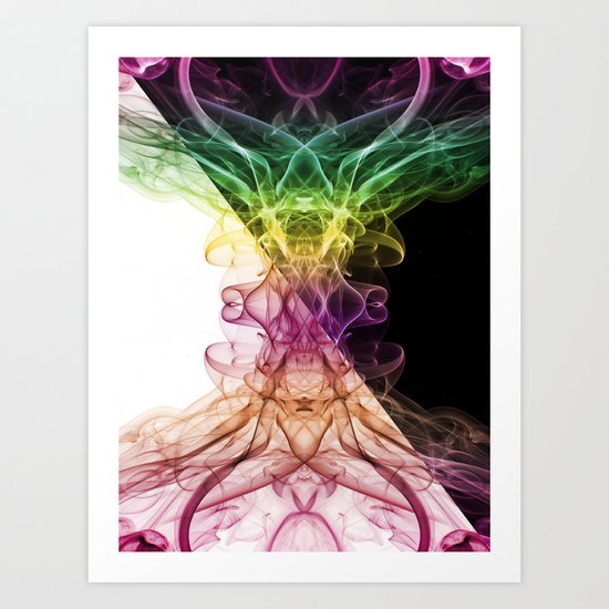 Smoke Art 49 Art Print