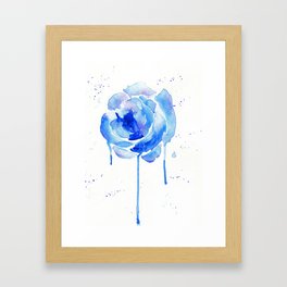 Something Blue Framed Art Print