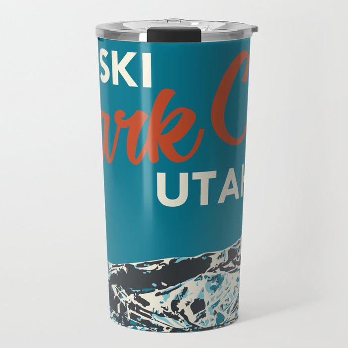 Park City Vintage Ski Poster Travel Mug