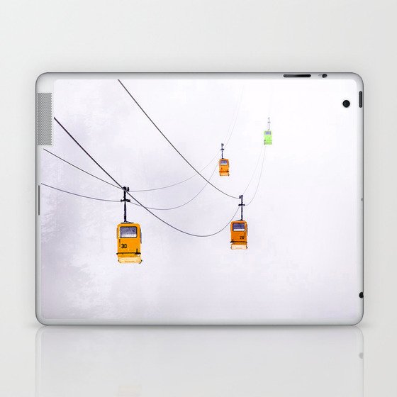 Winter Ride - Cable Car - Ski Passion Laptop & iPad Skin