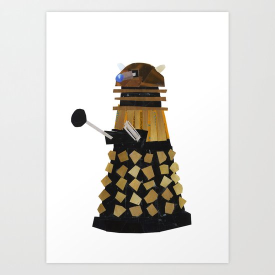 Dalek (Collage) Art Print