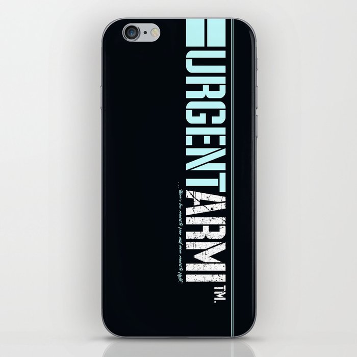 URGENTARMI ...there's less reason to fear and more reason to fight. iPhone Skin