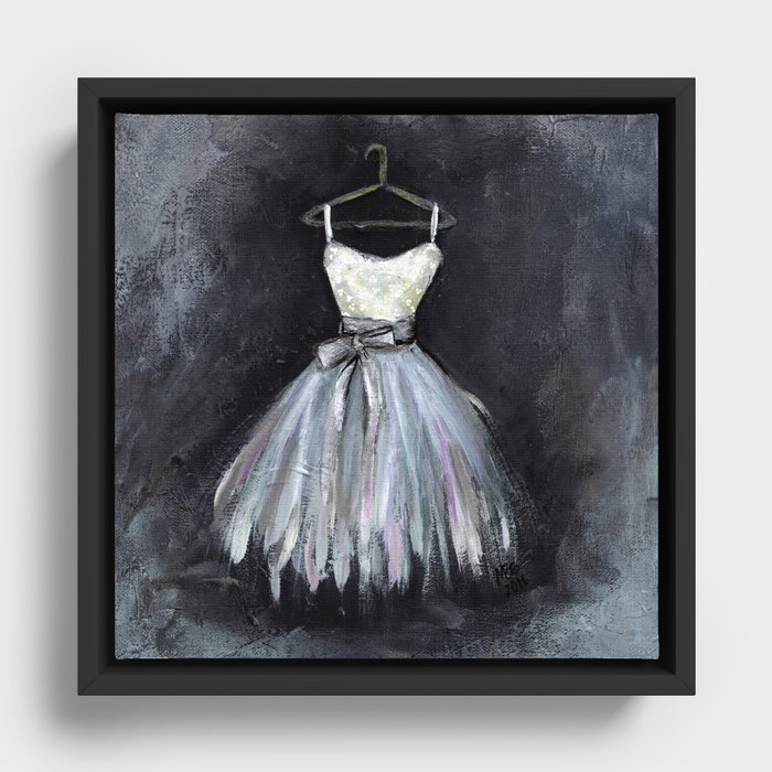 Ballerina Dress 2 - Painting Framed Canvas