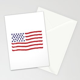 The Star-Spangled Banner / USA Flag / Hand-painted Stationery Cards