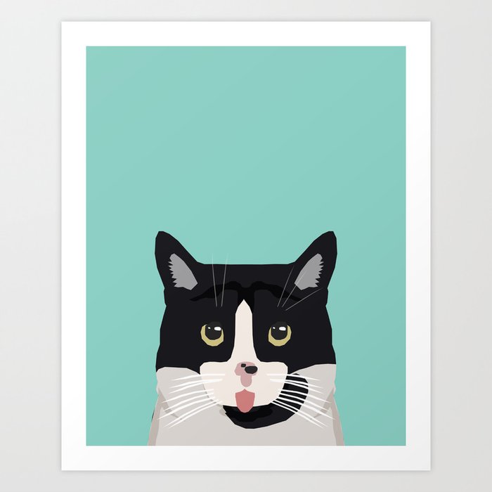 Black And White Cat Cat Lady Art Cat Art Cats Black And White