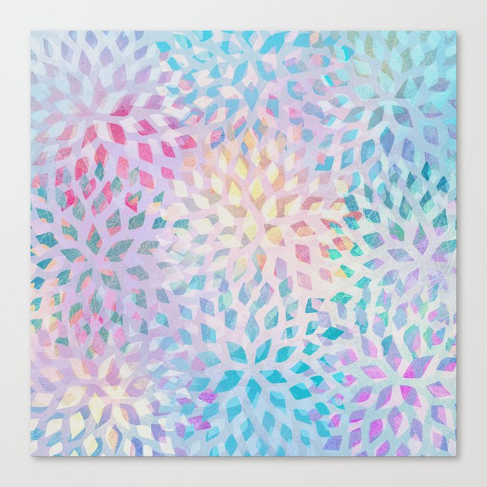 Summer Pattern #2 - color variation Canvas Print