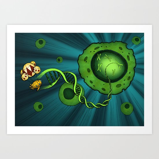 DNA & Dirigibles Art Print