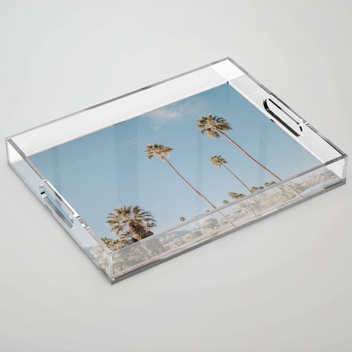 Palm Springs Skyline  Acrylic Tray