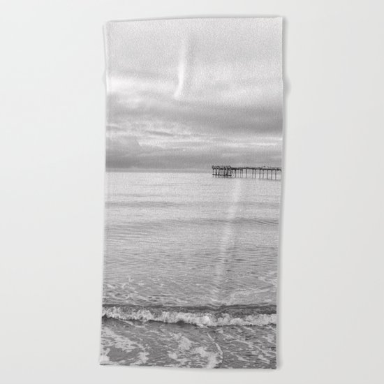 Serenity 2 B&W Beach Towel