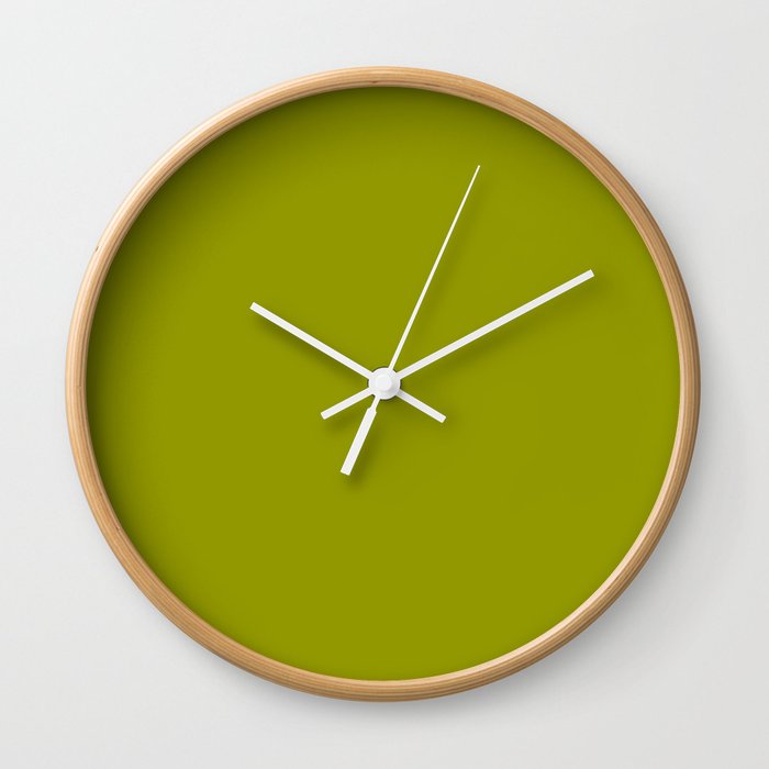 Pea Soup Green Wall Clock