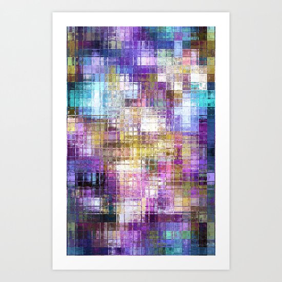 Played Plaid Art Print