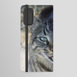 Chatty Cat Chirruping Pet Photography Android Wallet Case