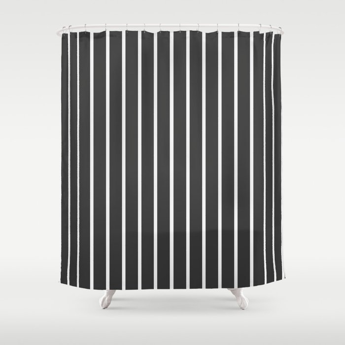 Pinstriped Shower Curtain