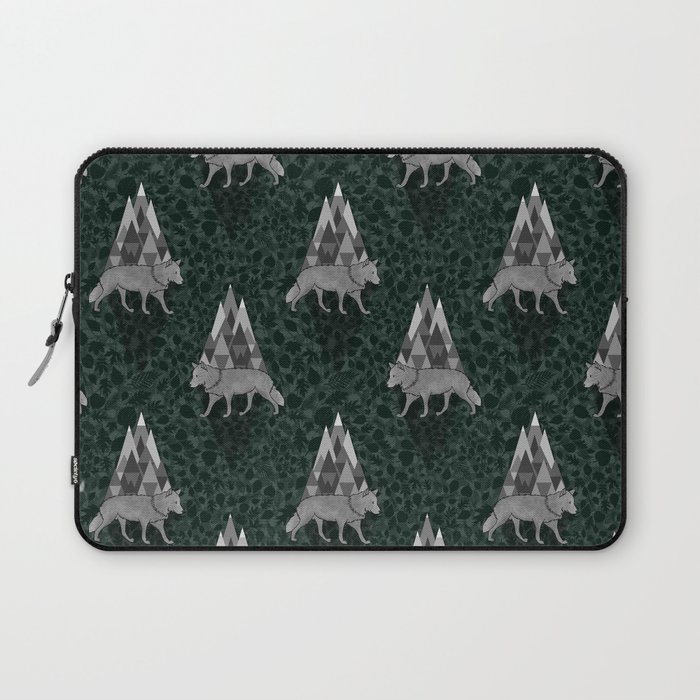 Gray Wolf in the Mountains  Laptop Sleeve