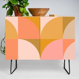 Abstract Sunny Fields Pattern Credenza