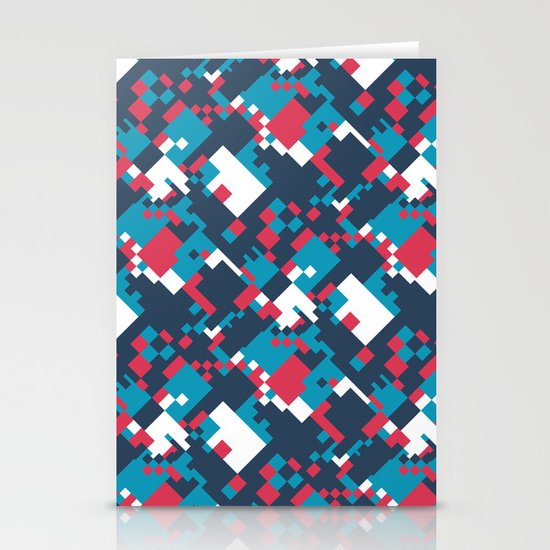 pixelated 2.0 Stationery Cards