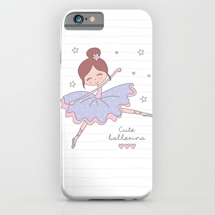 Cute Ballerina iPhone Case
