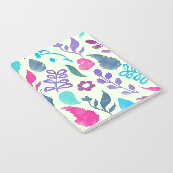 Watercolor Floral Pattern III Notebook