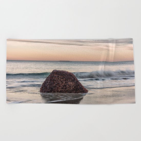 Waves at the beach Beach Towel