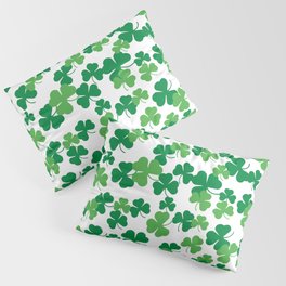 St. Patricks day clover pattern Pillow Sham