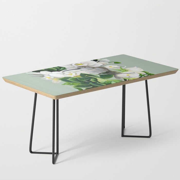 Orchid Perch - Green Coffee Table