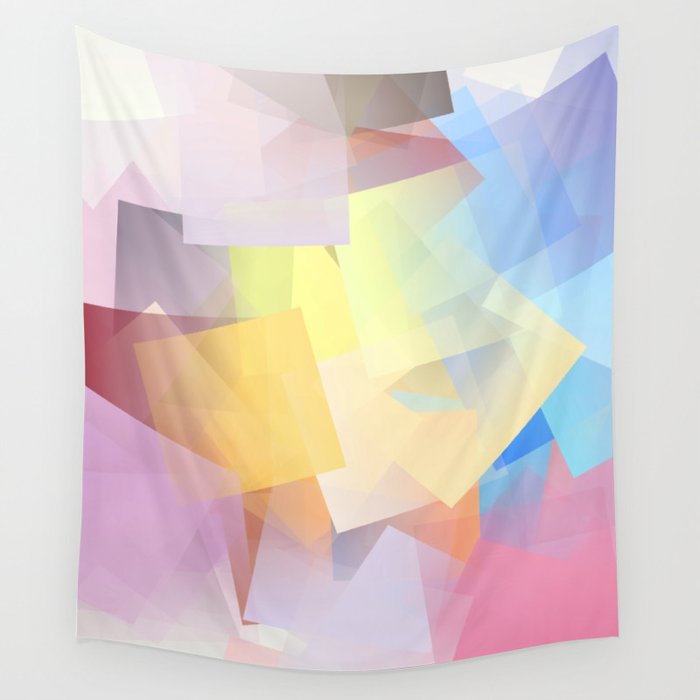 Cubism Abstract 189 Wall Tapestry
