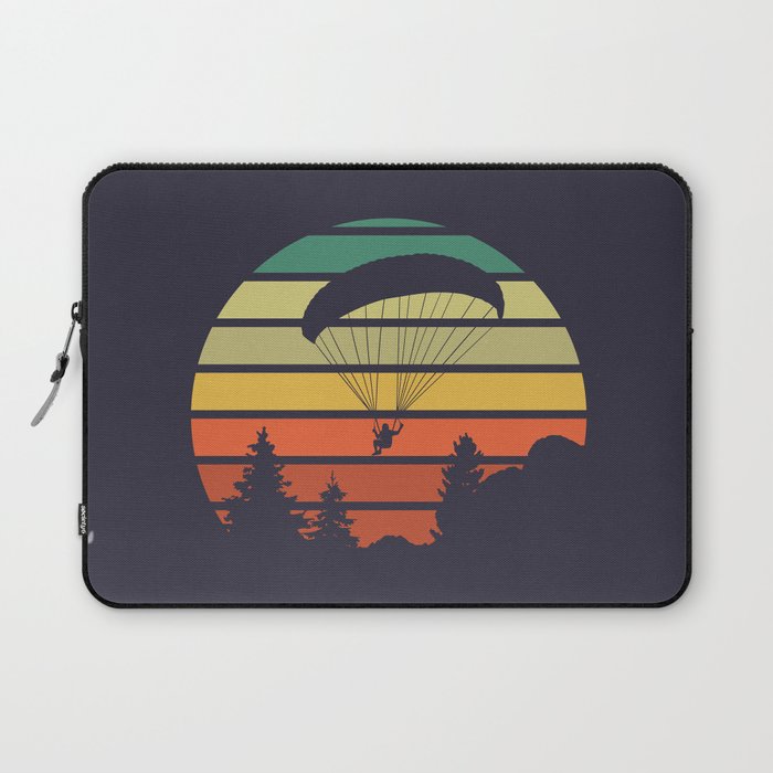 Paragliding Sunset Laptop Sleeve