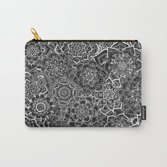 Delicate Lace Mandala Pattern Carry-All Pouch