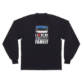 Estonian Family Long Sleeve T-shirt