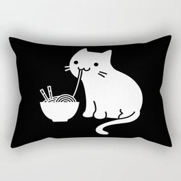 cat ramen Rectangular Pillow