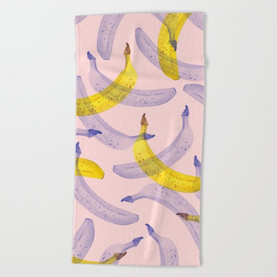Banana Under Srcutiny #society6 #decor #buyart Beach Towel