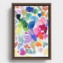 shapes of colors N.o 2 Framed Canvas