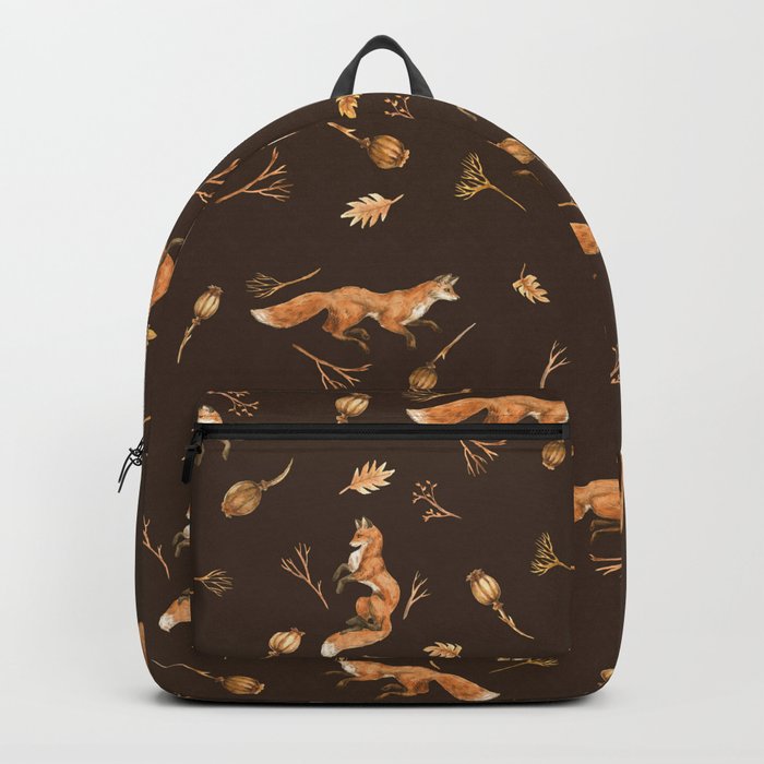 Foxes pattern Backpack