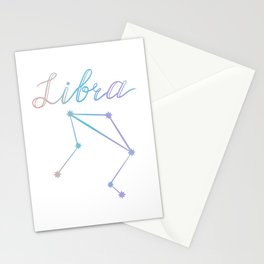 Libra Stationery Card