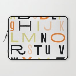 Eclectic Alphabet Laptop Sleeve
