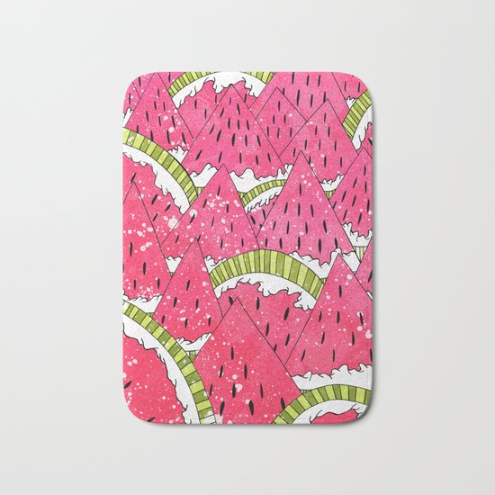Watermelon Mounts Bath Mat