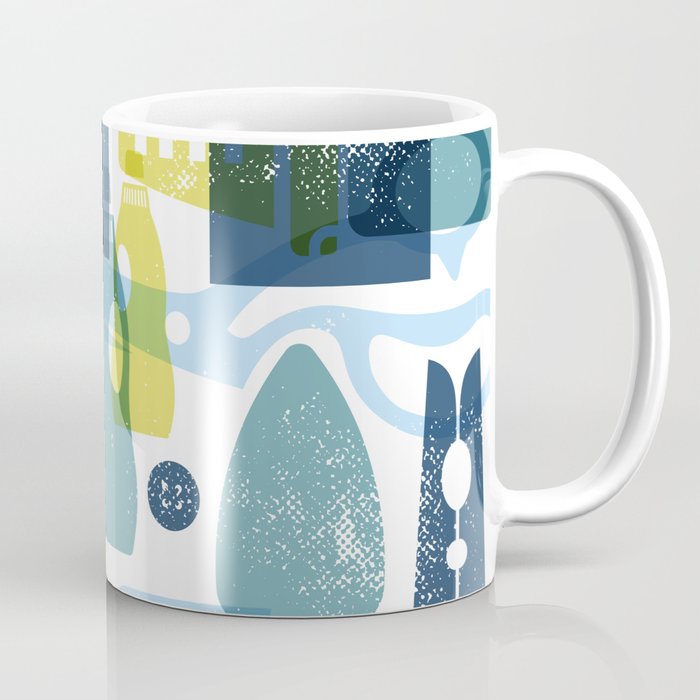 Laundry Art Retro Colors Coffee Mug
