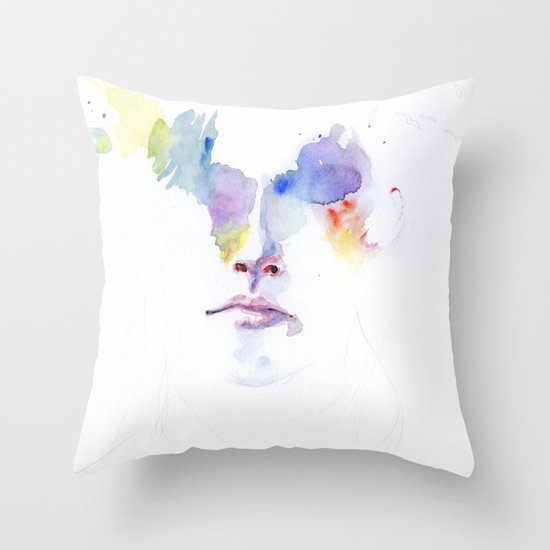 headlights eyes Throw Pillow