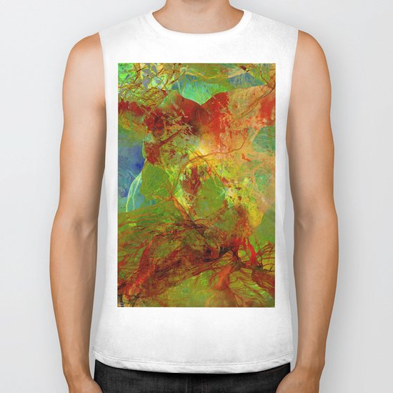 Dreamlike landscape Biker Tank
