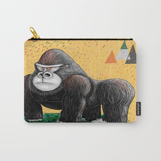 Endangered Rainforest Mountain Gorilla Carry-All Pouch
