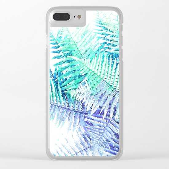Wild Fern Jungle Clear iPhone Case