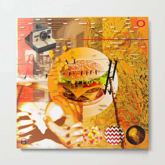 Never In A Million Years < The NO Series (Orange) Metal Print