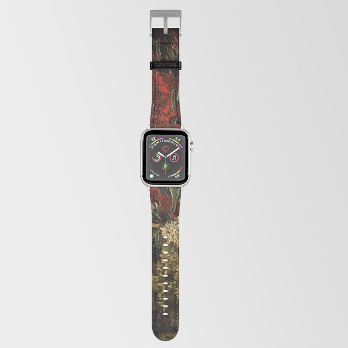  Vase with Red and White Flowers, 1886 by Vincent van Gogh Apple Watch Band
