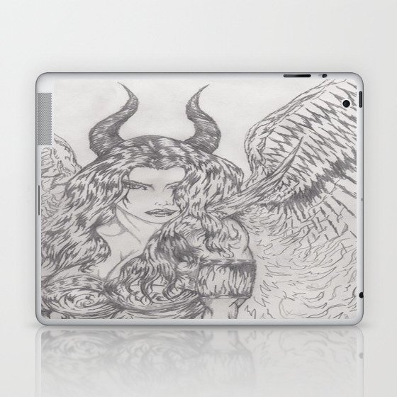 angel or demon Laptop & iPad Skin