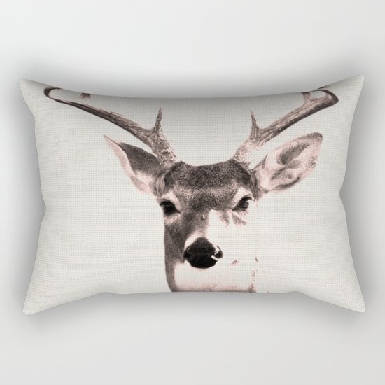 Deer Art 1 Rectangular Pillow
