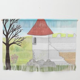 Abandoned Castle Wall Hanging